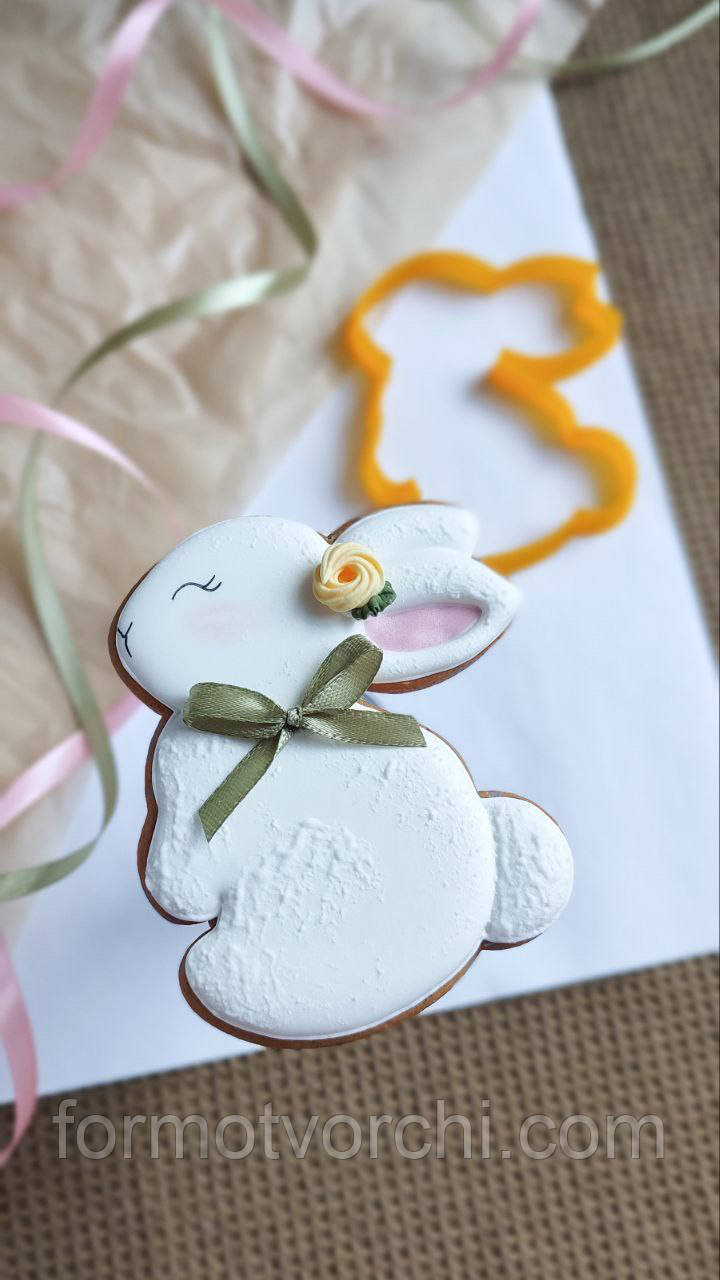 3D формочки-вирубки для пряників "Зайчик 128"