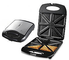 Електрична тостерниця для бутербродів 4в1, EB-64392 (2000W) Бутербродниця для дому Мармурове покриття