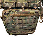Плитоноска ShieldPro Multicam зі швидким скиданням. MOLLE 9 підсумків., фото 8