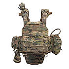 Плитоноска ShieldPro Multicam зі швидким скиданням. MOLLE 9 підсумків., фото 10