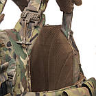 Плитоноска ShieldPro Multicam зі швидким скиданням. MOLLE 9 підсумків., фото 11