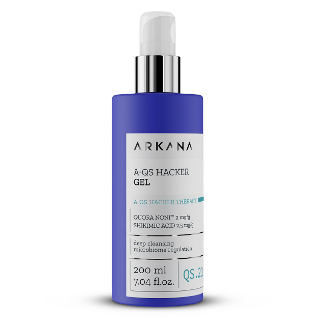 A-QS Hacker Gel, 200 ml - Очищуючий гель для вмивання жирної, проблемної шкіри