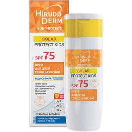 Засіб від засмаги Біокон Hirudo Derm Sun Protect Solar Protect Kids SPF 75 Сонцезахисний крем для дітей 150 мл (4820160038561) -