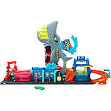 Hot Wheels HTN82 City Ultra Shark Car Wash Автотрек Хот Вілс Автомийка Акула, фото 3