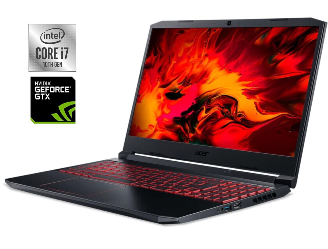 Ігровий ноутбук Acer Nitro 5 AN515-55/ 15.6" 1920x1080/ i7-10750H/ 16GB RAM/ 512GB SSD/ GTX 1650 Ti 4GB
