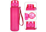 Пляшка для води EasyFit AquaFlow 800 мл (рожева), фото 2