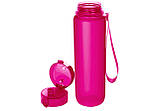Пляшка для води EasyFit AquaFlow 800 мл (рожева), фото 3