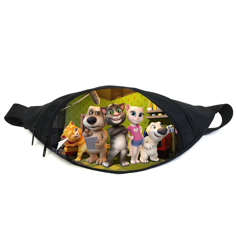 Поясна сумка бананка говорить Том і друзі (GB — Talking Tom 01) Gear Bag чорна
