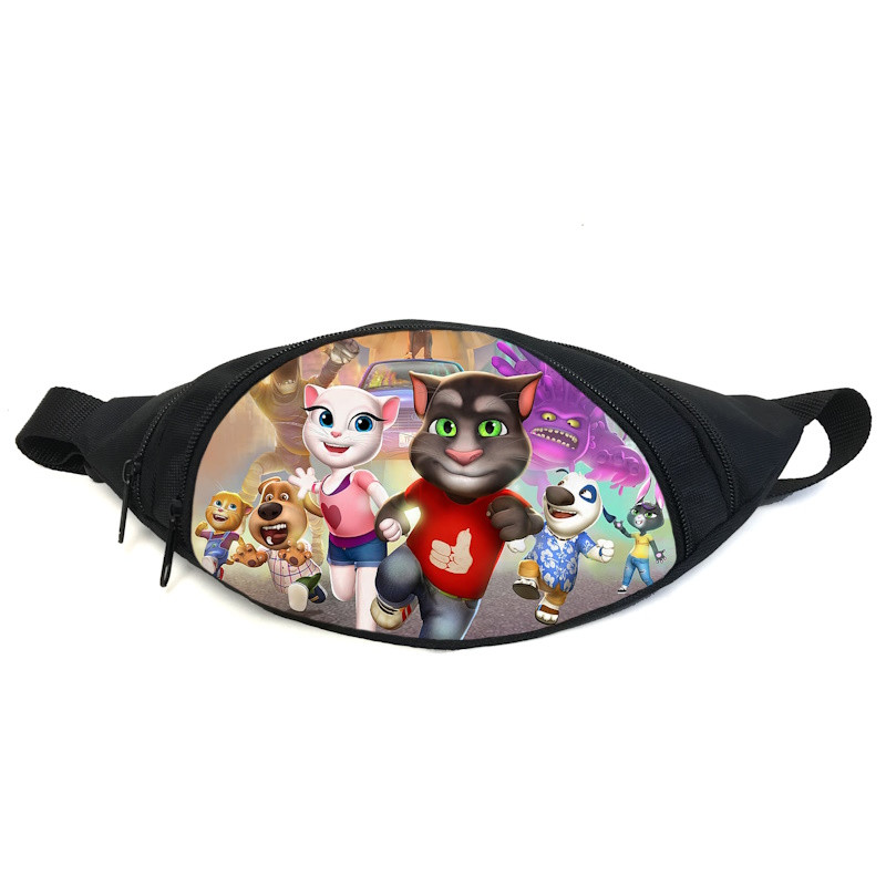 Поясна сумка бананка говорить Том і друзі (GB — Talking Tom 02) Gear Bag чорна