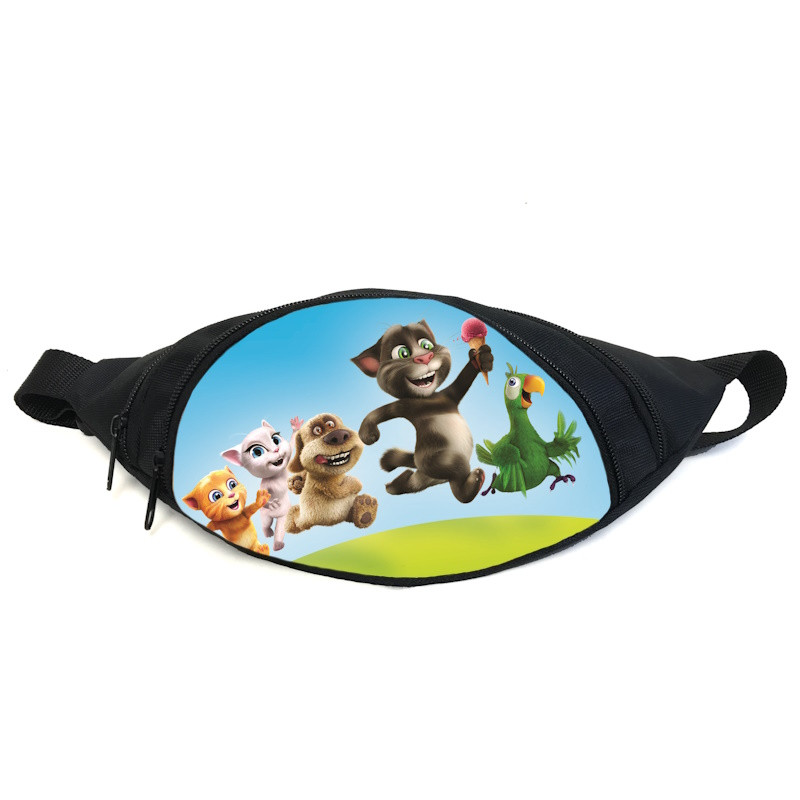 Поясна сумка бананка говорить Том і друзі (GB — Talking Tom 03) Gear Bag чорна
