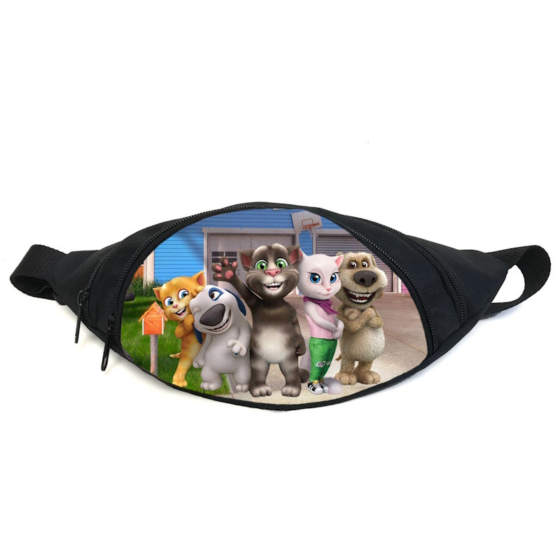 Поясна сумка бананка говорить Том і друзі (GB — Talking Tom 04) Gear Bag чорна