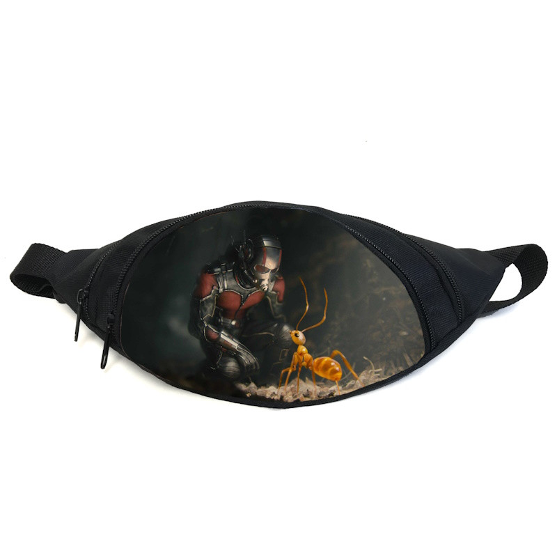 Поясна сумка бананка Людина Мураха (GB — Ant Man 02) Gear Bag чорна