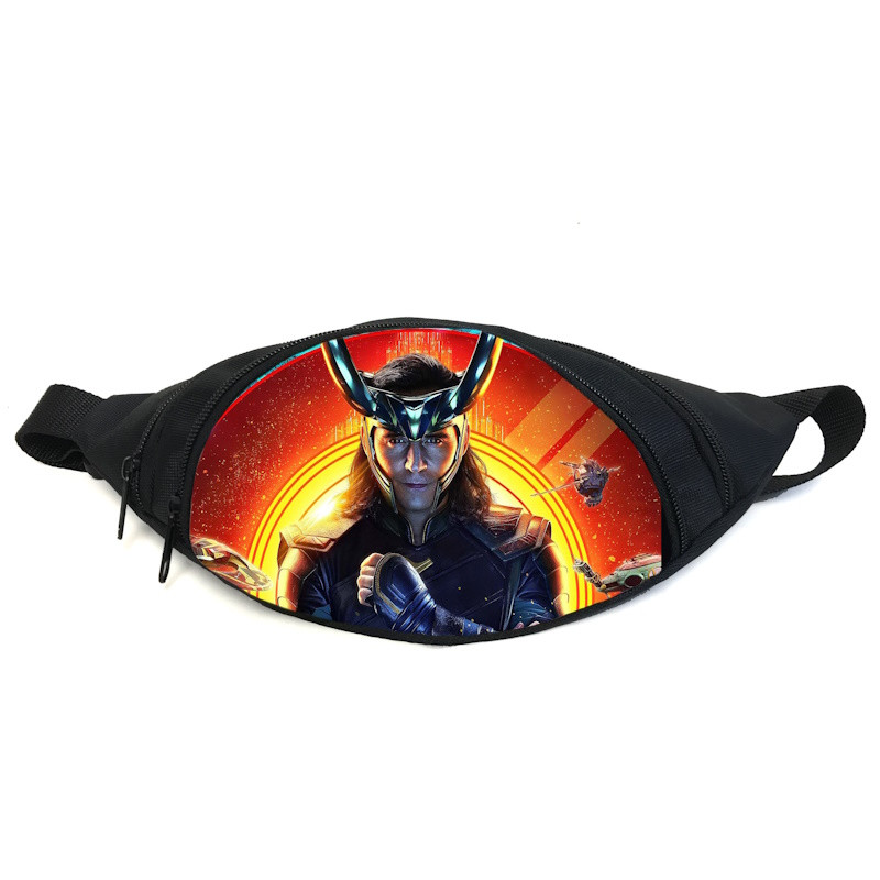 Поясна сумка бананка Локі Марвел (GB — Loki 01) Gear Bag чорна