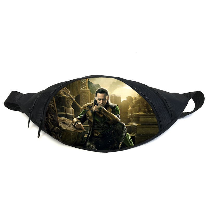 Поясна сумка бананка Локі Марвел (GB — Loki 02) Gear Bag чорна