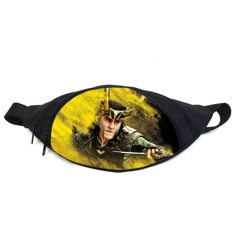 Поясна сумка бананка Локі Марвел (GB — Loki 04) Gear Bag чорна