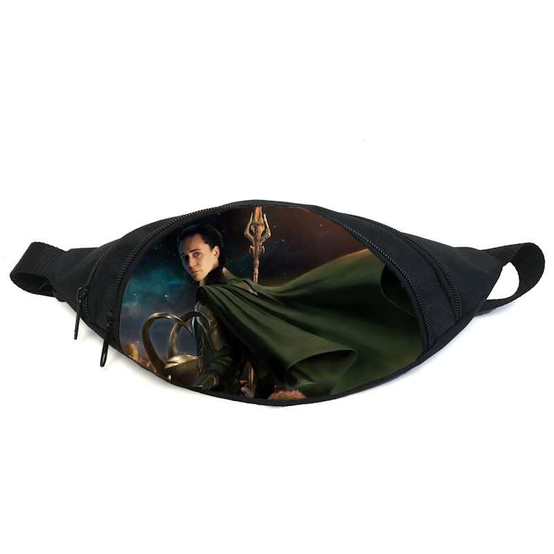 Поясна сумка бананка Локі Марвел (GB — Loki 05) Gear Bag чорна