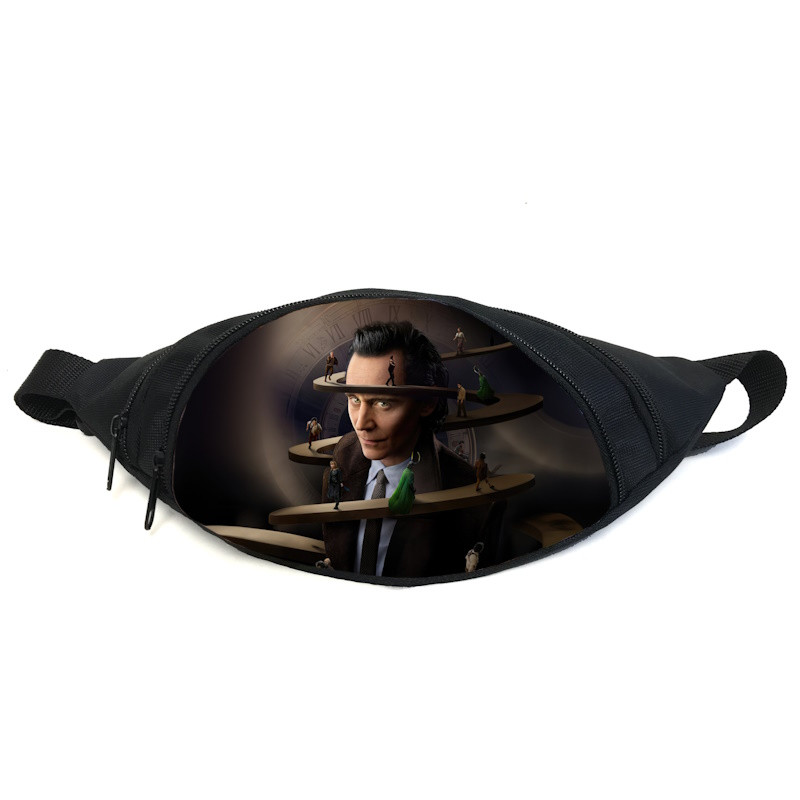 Поясна сумка бананка Локі Марвел (GB — Loki 06) Gear Bag чорна
