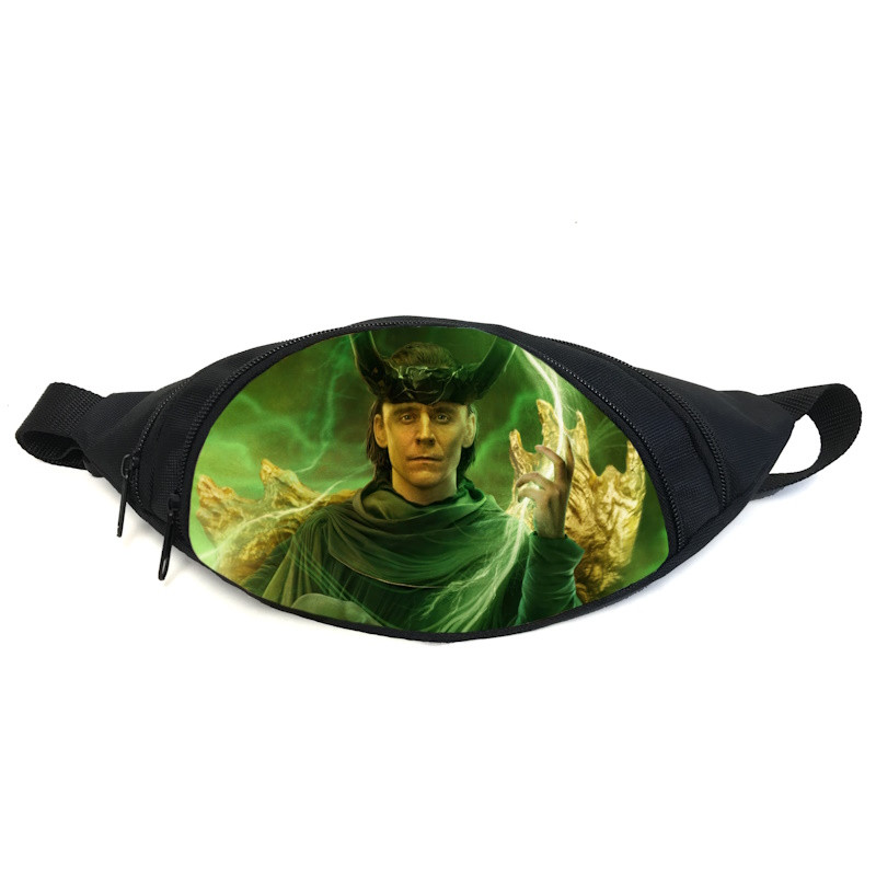 Поясна сумка бананка Локі Марвел (GB — Loki 07) Gear Bag чорна