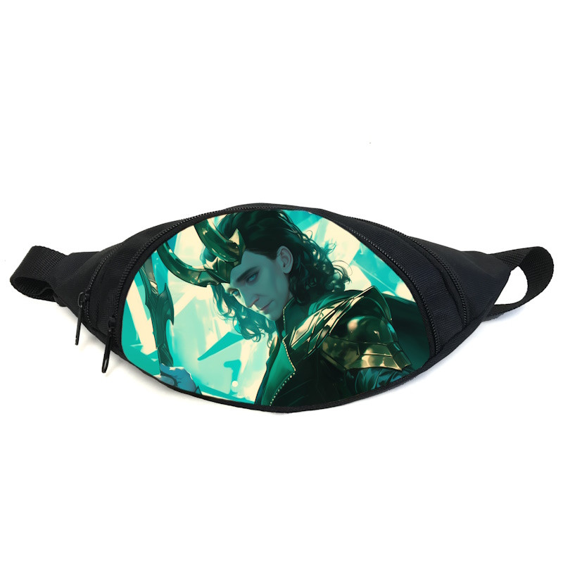 Поясна сумка бананка Локі Марвел (GB — Loki 08) Gear Bag чорна