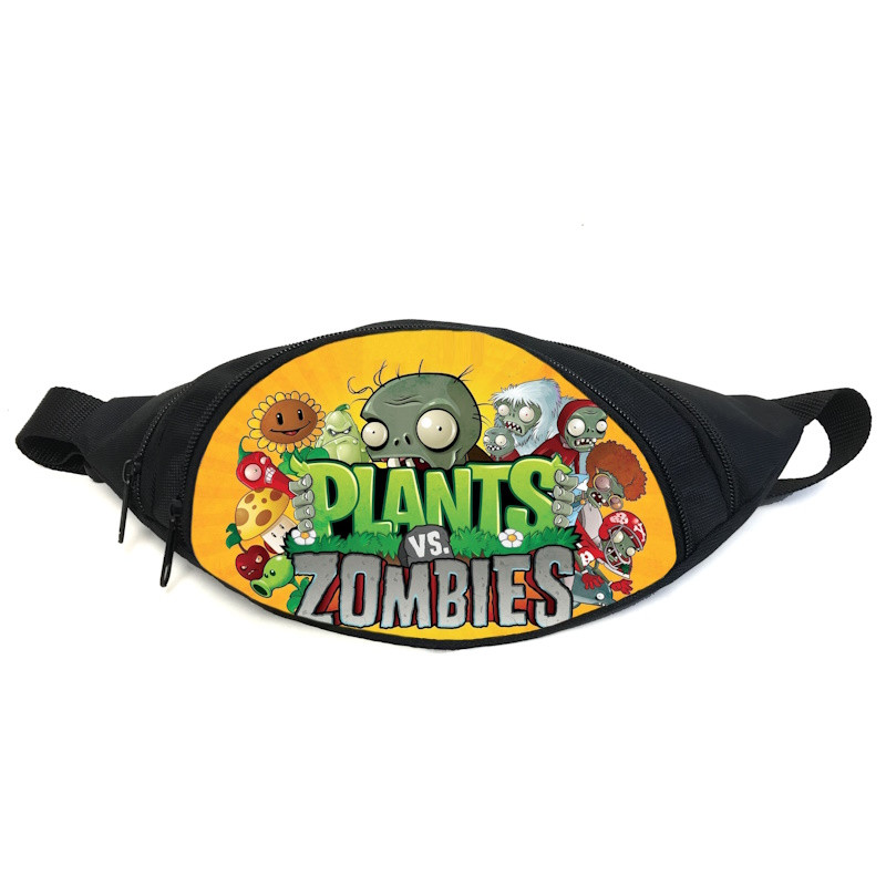 Поясна сумка бананка Рослини проти зомбі (GB — Plants vs Zombies 01) Gear Bag чорна