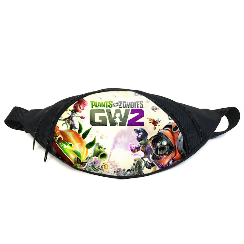 Поясна сумка бананка Рослини проти зомбі (GB — Plants vs Zombies 02) Gear Bag чорна