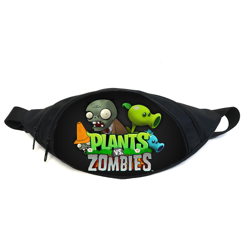 Поясна сумка бананка Рослини проти зомбі (GB — Plants vs Zombies 03) Gear Bag чорна