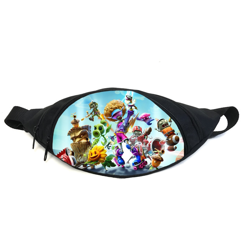 Поясна сумка бананка Рослини проти зомбі (GB — Plants vs Zombies 04) Gear Bag чорна