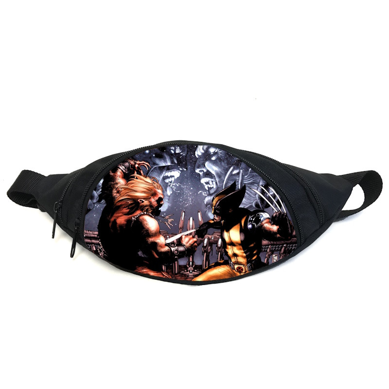 Поясна сумка бананка Росомаха люди Х (GB — Wolverine 02) Gear Bag чорна