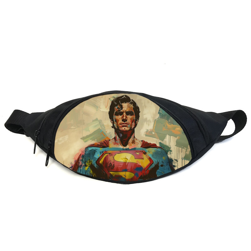 Поясна сумка бананка Супермен (GB — Superman 05) Gear Bag чорна