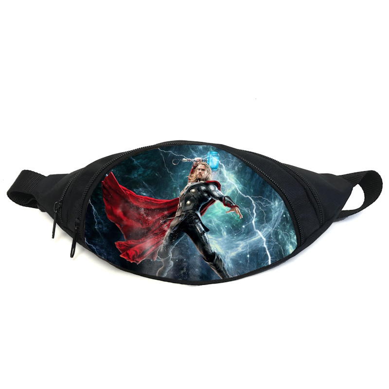 Поясна сумка бананка Тор Марвел (GB — Thor 03) Gear Bag чорна