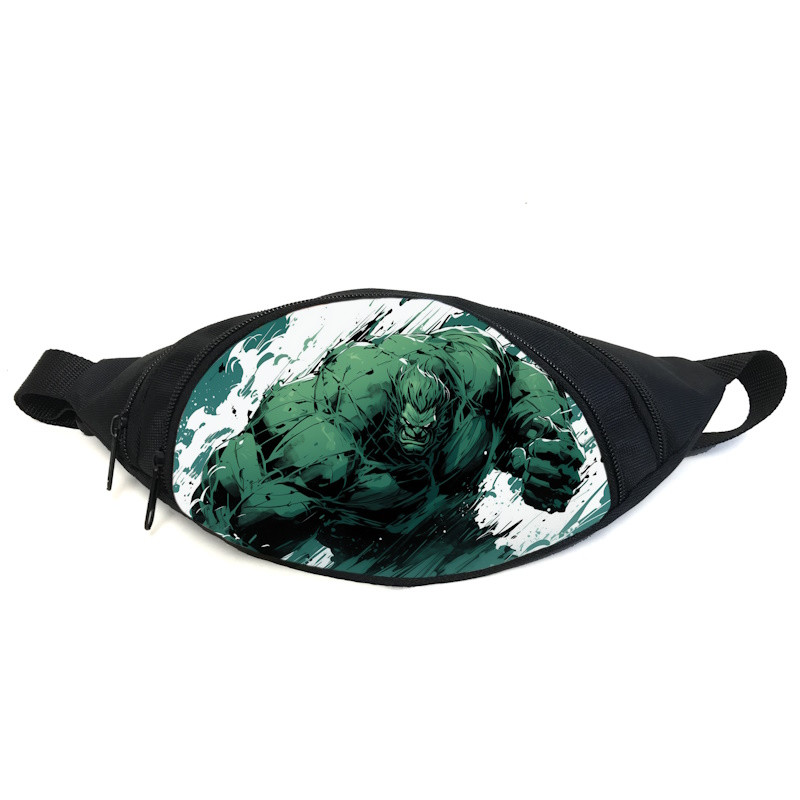 Поясна сумка бананка Халк Марвел (GB — Hulk 02) Gear Bag чорна
