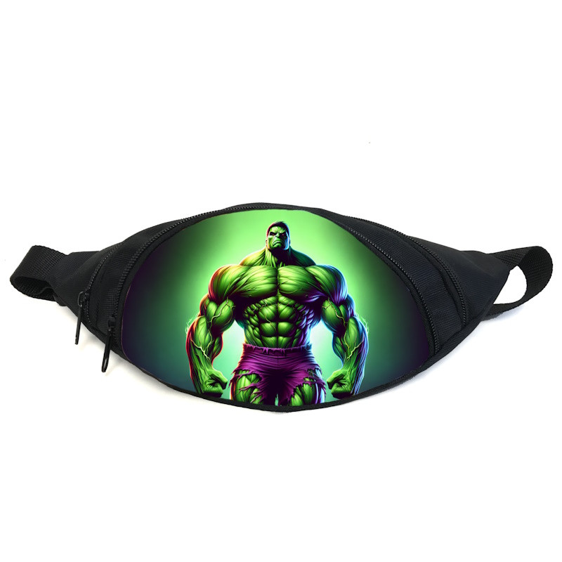Поясна сумка бананка Халк Марвел (GB — Hulk 03) Gear Bag чорна
