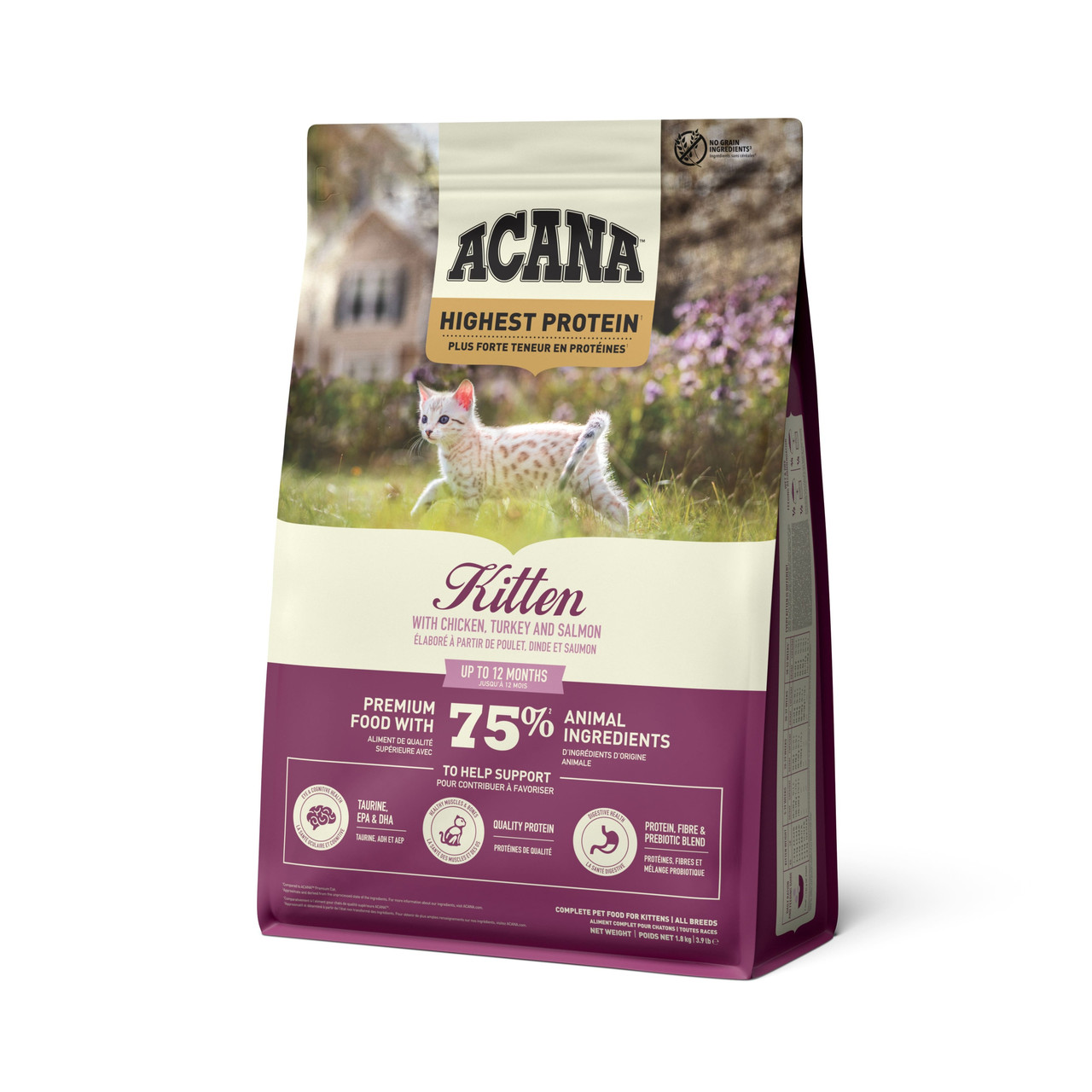 Корм для кошенят ACANA HIGHEST PROTEIN KITTEN RECIPE 1.8кг
