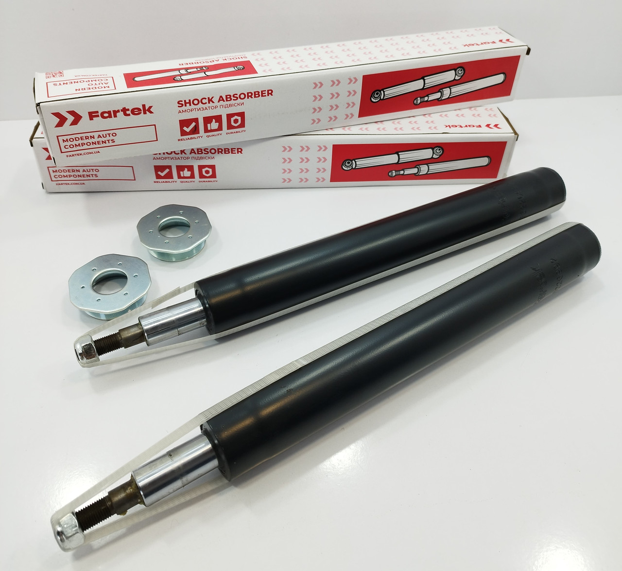 Амортизатори передні газ-олія (к-т 2 шт.) Ланос, Сенс, Нексія FARTEK, фото 1