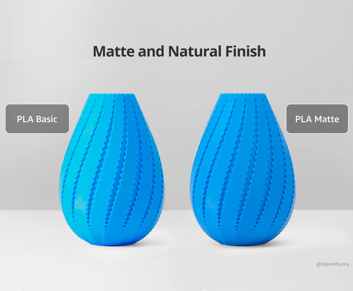 PLA Matte and Natural Finish