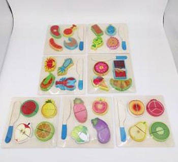 Дерев'яна іграшка вкладки розрізалки 18,5см WD13121 G-Rich