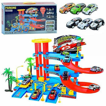 Іграшковий Гараж 3 поверхи, машинки 7158-7 G-Rich