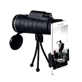 Монокуляр Panda 40x60 з триножкою та кліпсою для кріплення смартфона монокль
