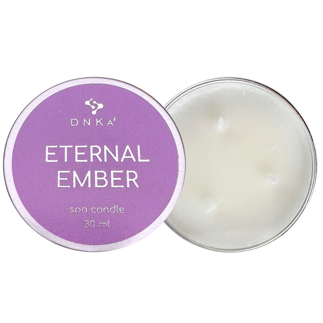 Масажна свічка для манікюру DNKa Spa candle Eternal Ember, 30 мл шафран