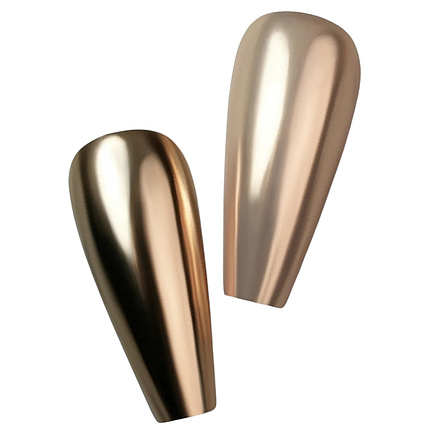 Дзеркальна втирка GaMa Mirror Powder Bronze, 0.3 г бронза, фото 1