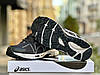 Чоловічі кросівки Asics Gel Kahana 8 Black White Gore-Tex Чорно-білі Асікс Гель Кахана 8 повсякденні текстиль gore-tex демісезон, фото 5