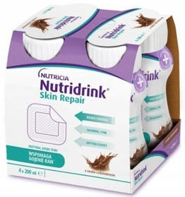 Шоколад для відновлення шкіри Cubitan Nutridrink 4x200 мл