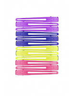 Затискачі для стрижки волосся пластикові SPL, 12 шт