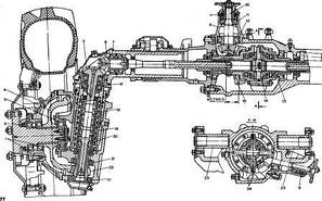 Запчастини для роздавальної коробки і переднього моста трактора МТЗ