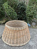 Плетена корзина під Ялинку з лози 65см, фото 9