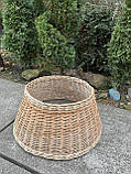 Плетена корзина під Ялинку з лози 65см, фото 7
