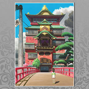 Плакат А4 Віднесені привидами Spirited Away