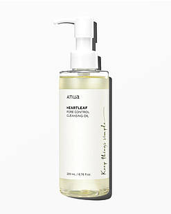 Anua Heartleaf Pore Control Cleansing Oil Гідрофільна олія для глибокого очищення пор, 200 мл. До 10/2026