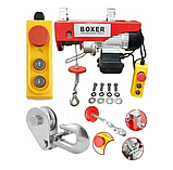 Лебідка будівельна електрична 3000 Вт, 1000 кг, 12 м Boxer BX-564 електротельфер, фото 7