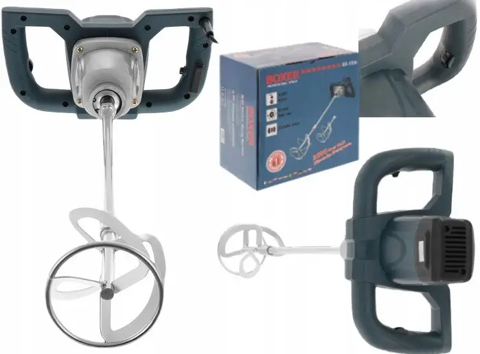 Міксер для будівельних робіт 3200 Вт, 700 об/хв Boxer BX-1500 будівельний міксер для сумішей, фото 1